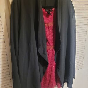 Black Sheer Blazer